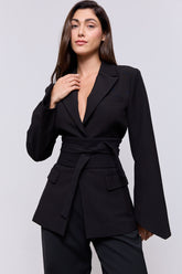 Belted Blazer