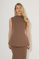 Compact Jersey Sleeveless Top