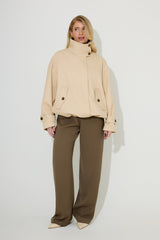Oversized Cotton Mix Jacket
