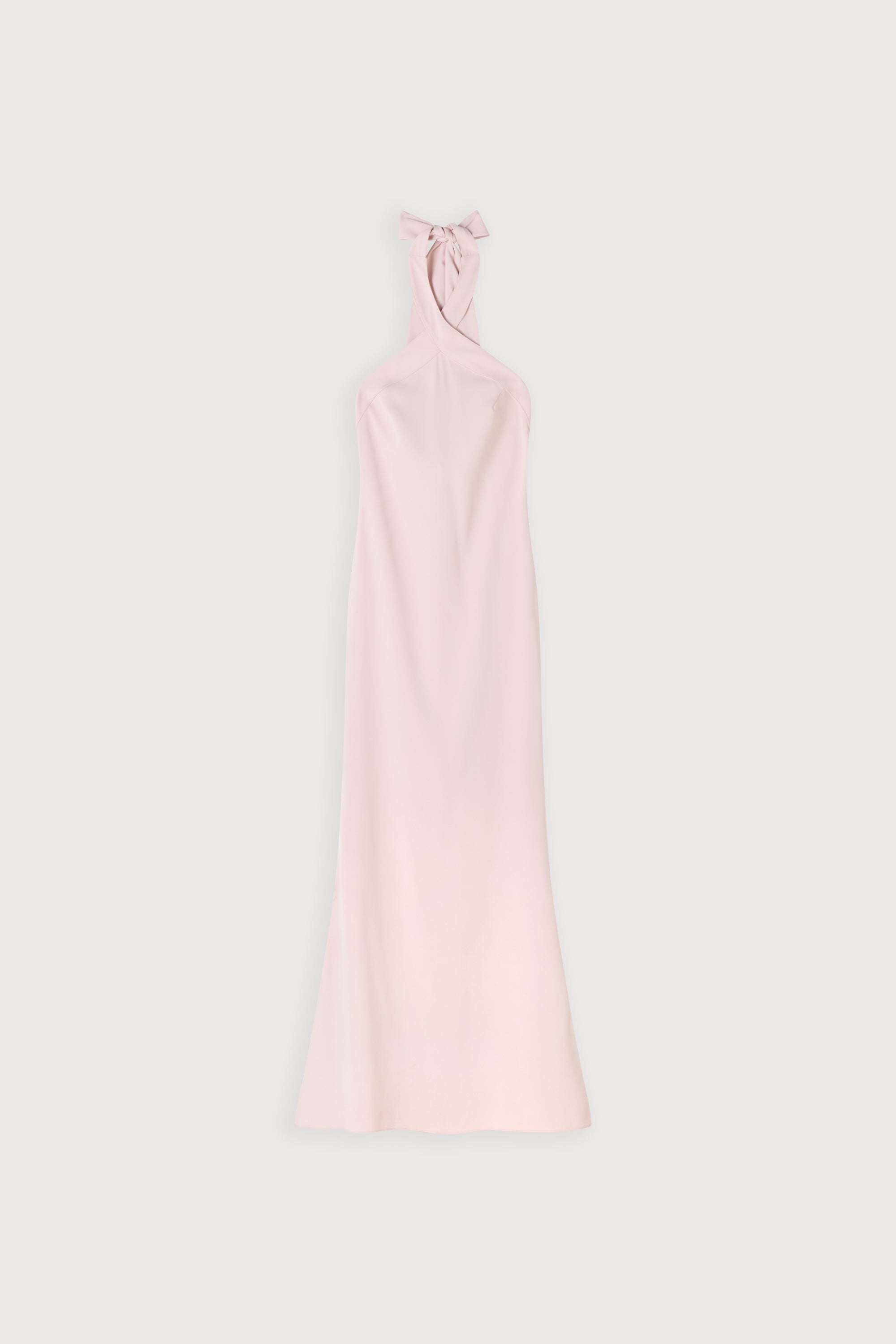 Cross Halter Neck Maxi Dress