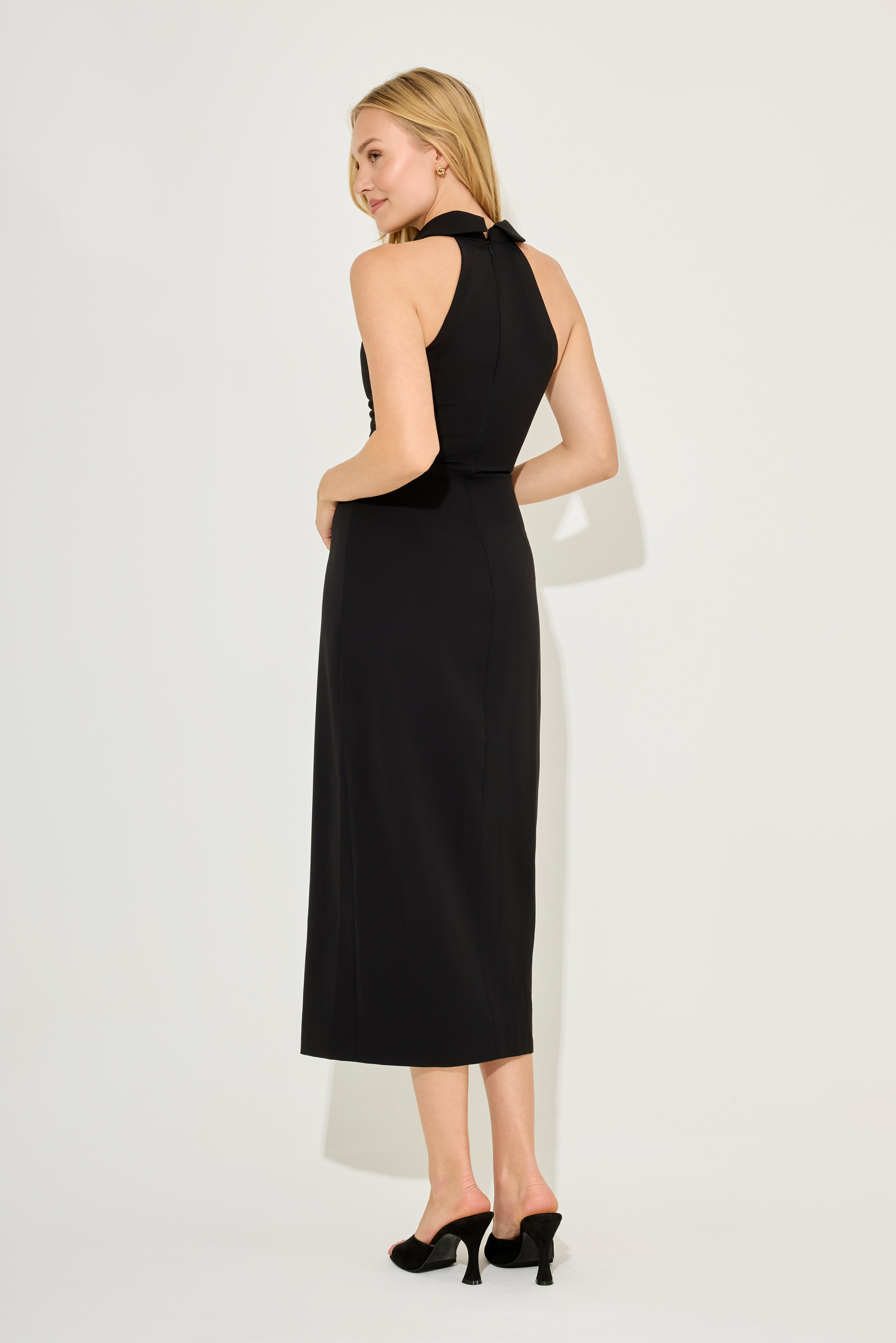 Collar Maxi Dress