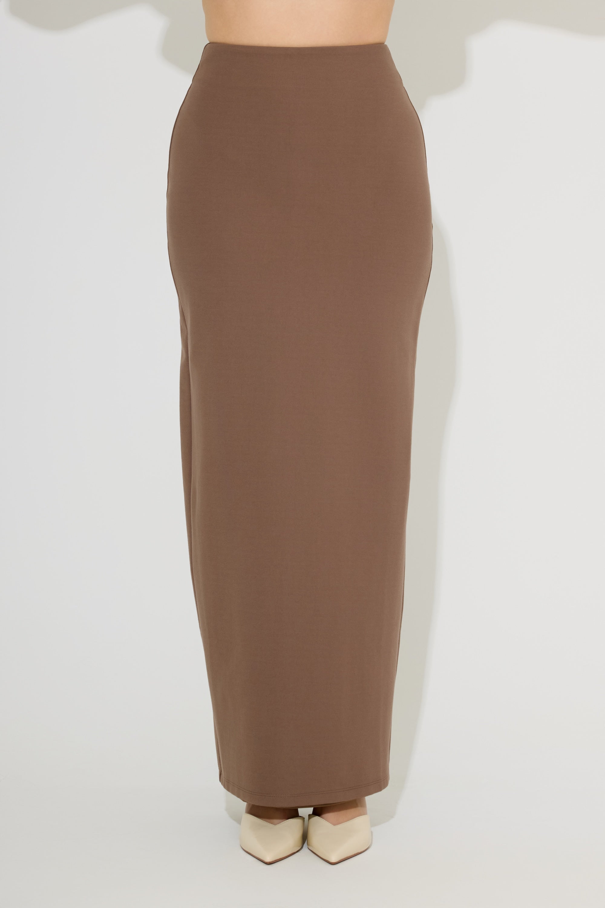 Compact Jersey Maxi Skirt