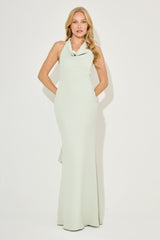 Cowl Neck Maxi Dress