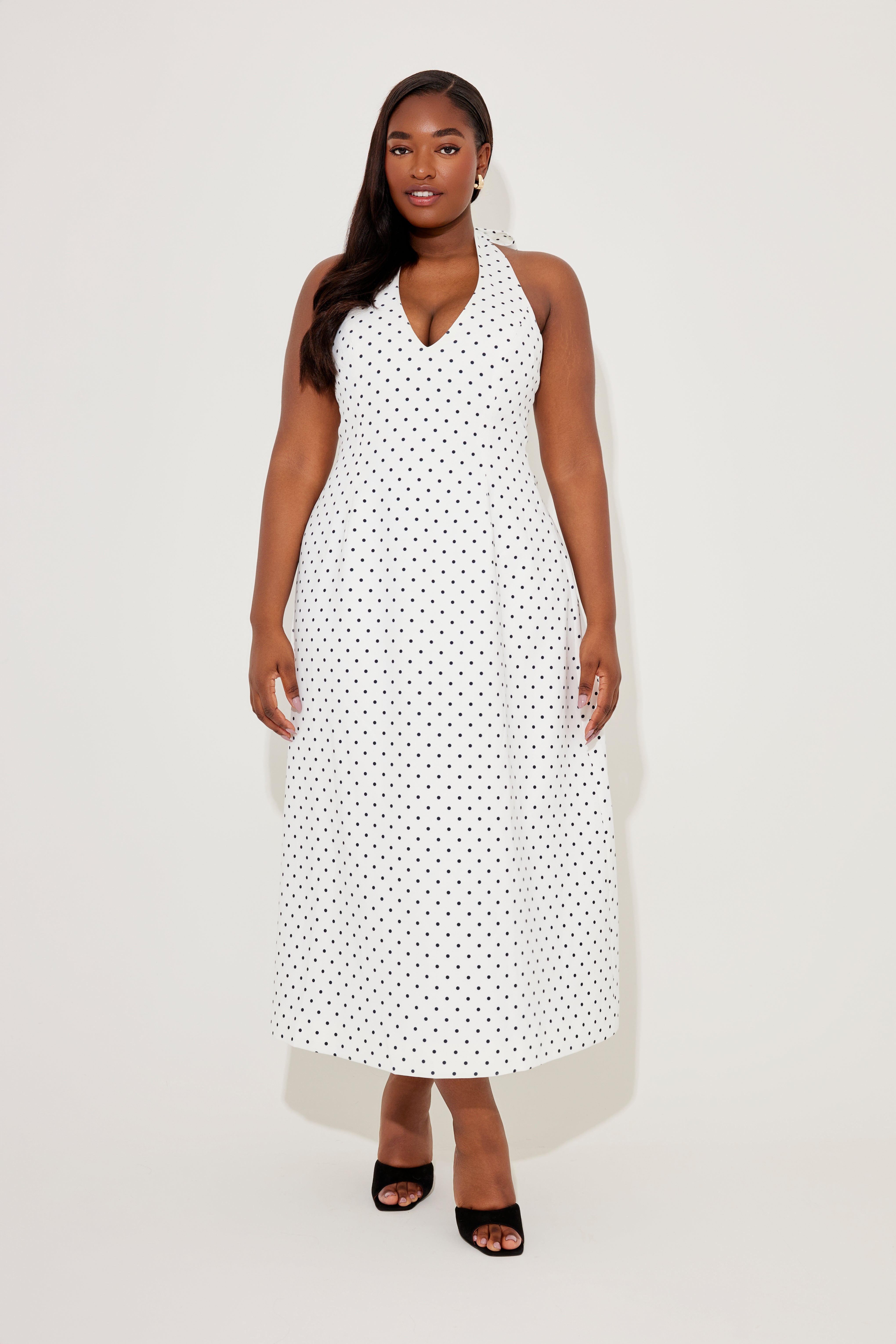 Volume Midi Dress