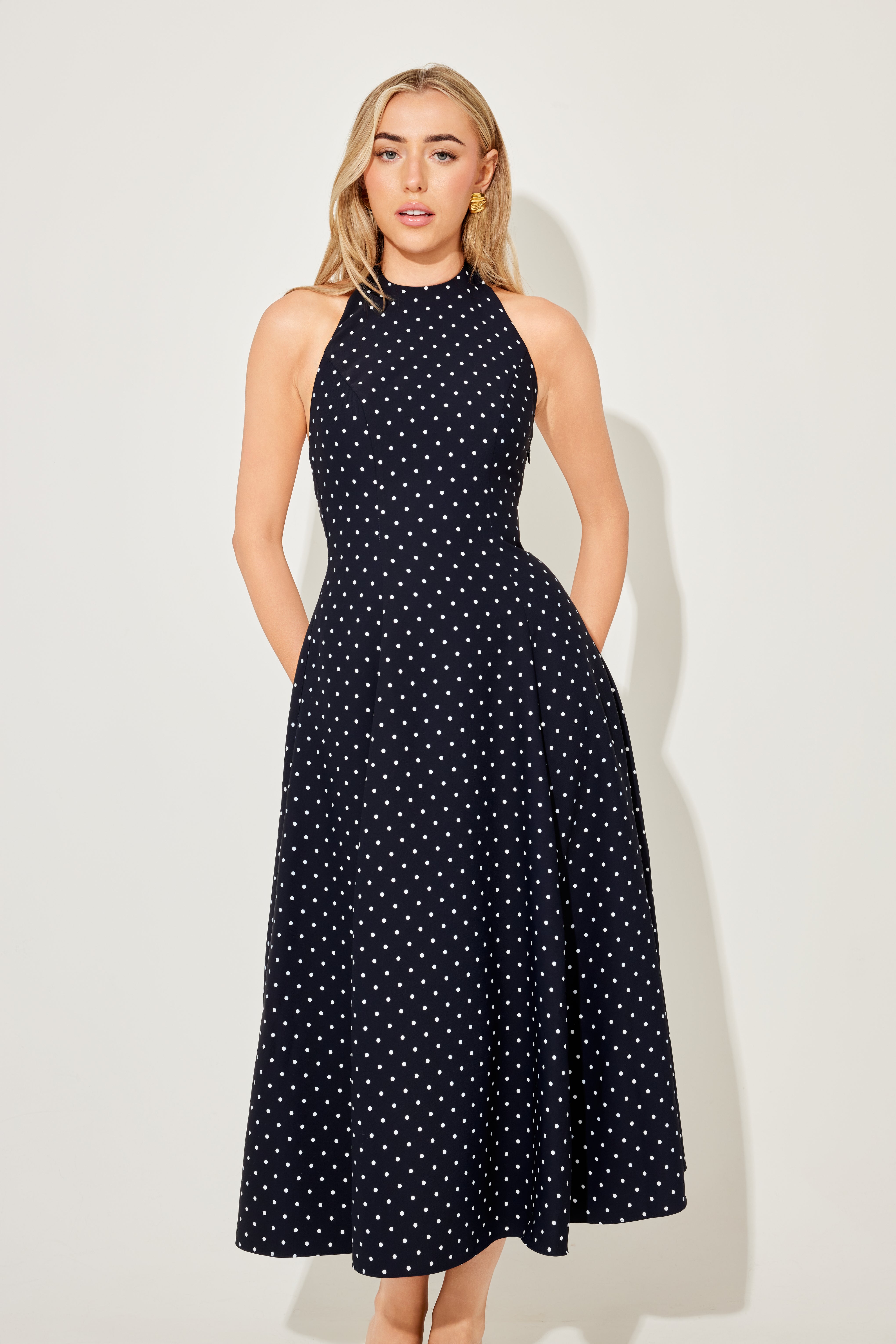 Low Back Midi Dress