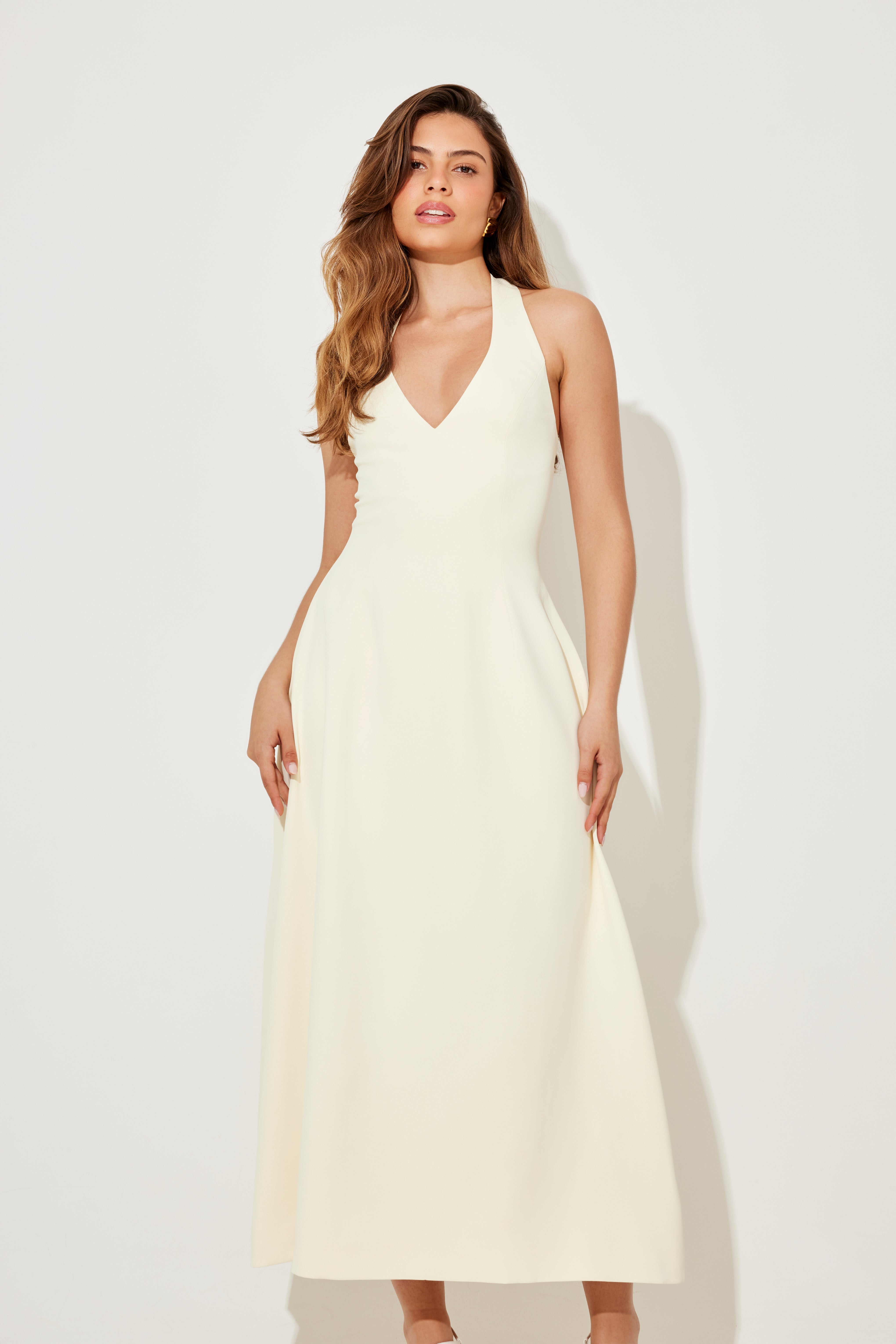 Volume Midi Dress