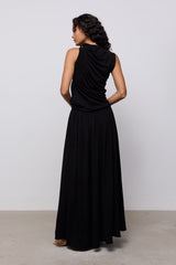 Sheer Knitted Maxi Skirt
