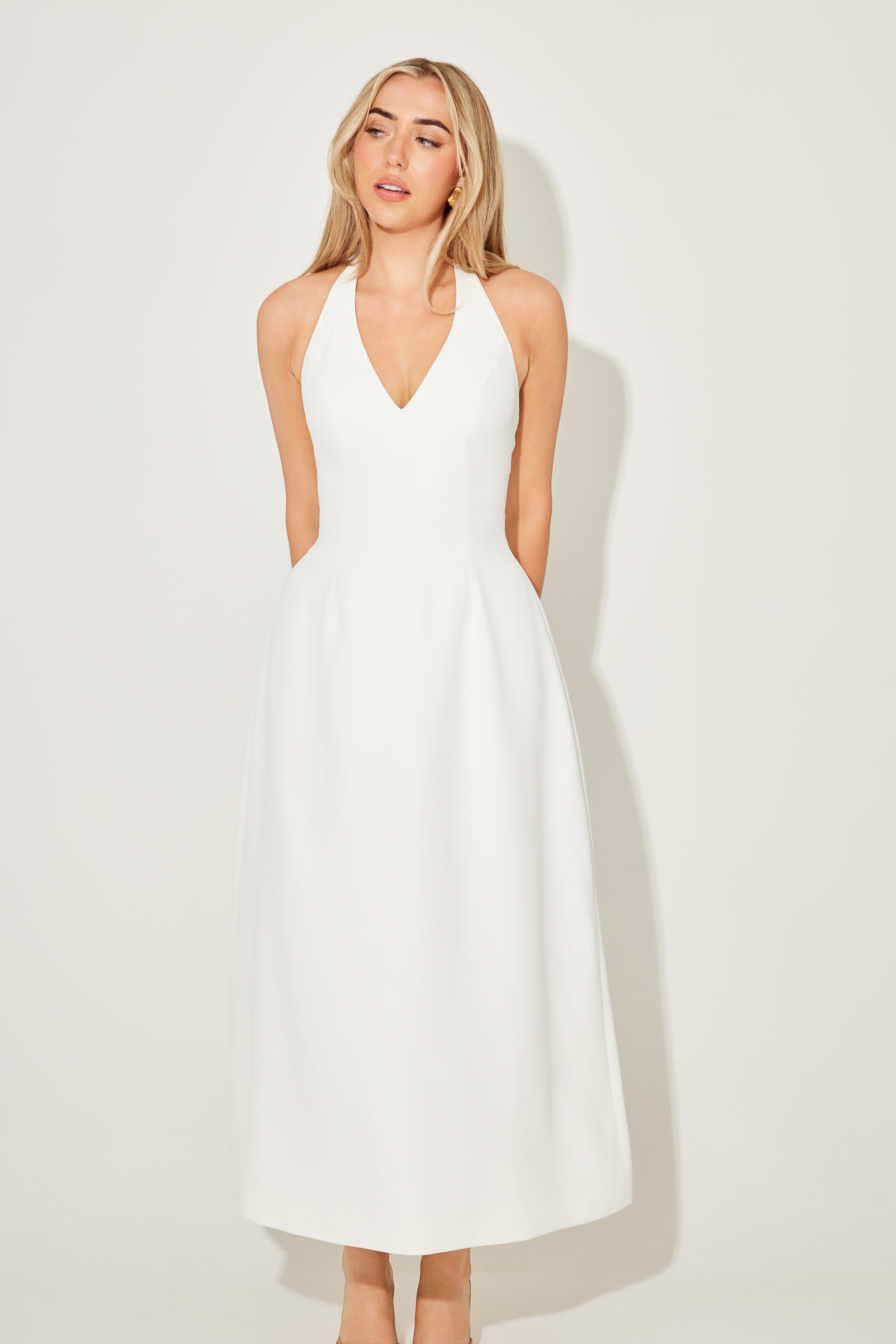 Volume Midi Dress
