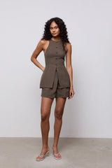 Linen Mix Shorts