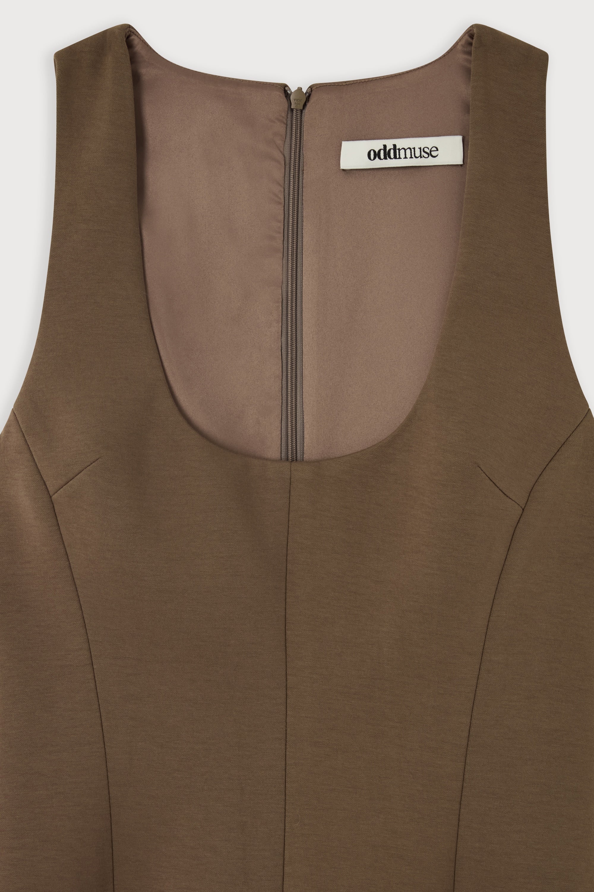 Linen Mix Dropped Waist Maxi Dress