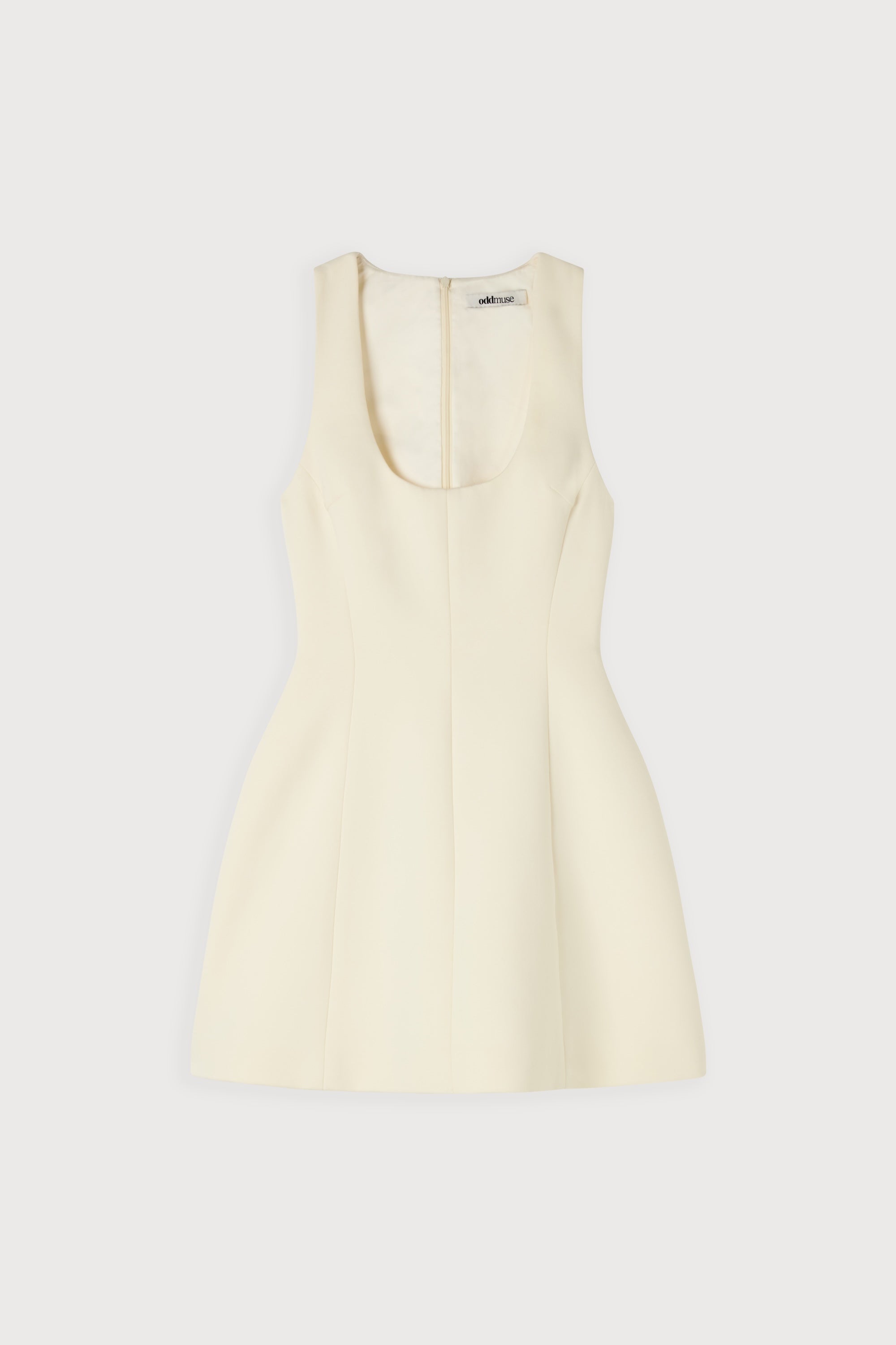Cotton Mix Volume Mini Dress