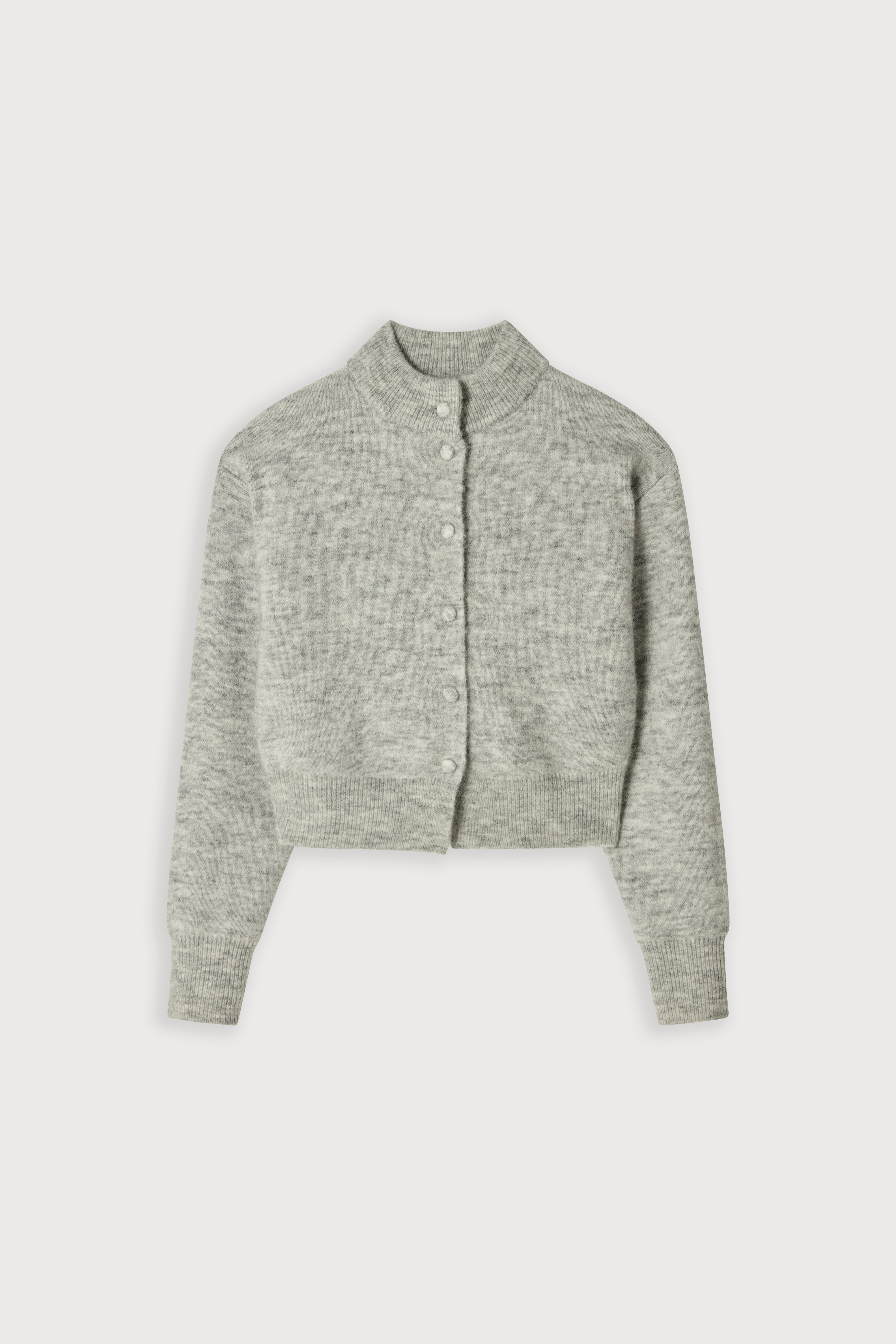 Mohair Button Cardigan