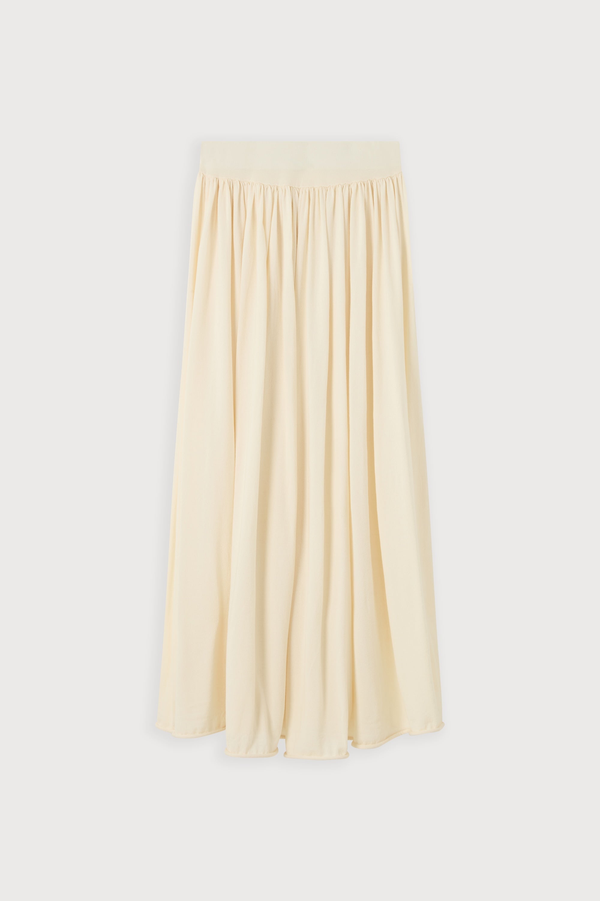 Sheer Knitted Maxi Skirt